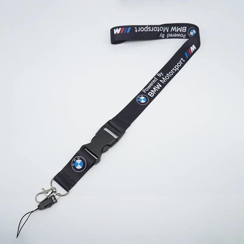 Autoaufkleber Heiß 2025 Lanyard Nylon Autoemblem Schlüsselanhänger Arbeitskarte Ausweis Handy Schlüsselanhänger für BMW m Performance e90 e60 e46 Auto-Sty for bmw