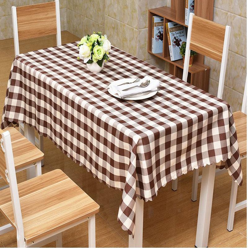 Hotel Tischdecke Western Restaurant Restaurant Karomuster Tischdecke Tischdecke Karostoff Grün und Weiß Kariert Rot und Weiß Kariert Tischdecke 120*120CM