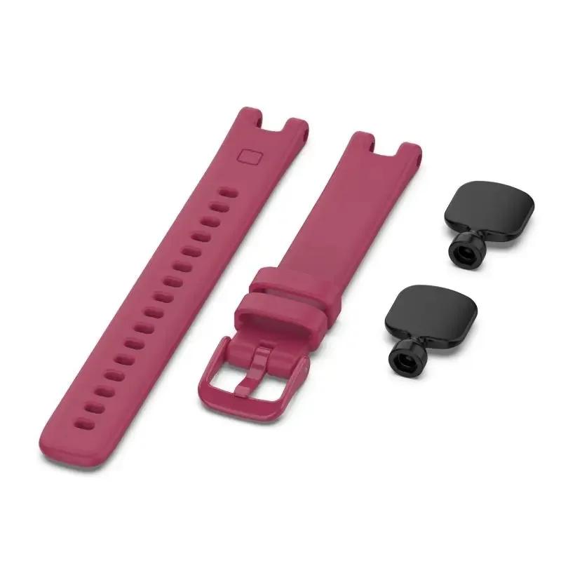 Handgelenksband für Garmin lily Armbänder Smartwatch Ersatzarmband für Garmin Lily Armband Weiches Silikon Armband Zubehör For Garmin Lily wein rot