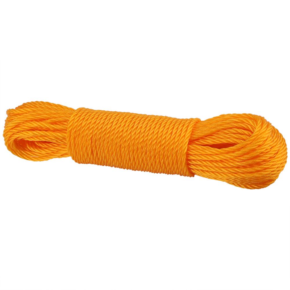 20m Nylon Seil Linien Schnur Wäscheleine Garten Camping im Freien (Orange)