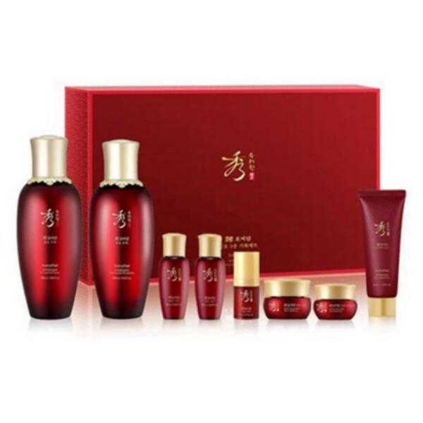 Sooryehan Hyobidam 2-stufiges Hautpflege-Set (Toner & Emulsion + Vollständiges Mini-Set) 150ml+150ml+Full mini set