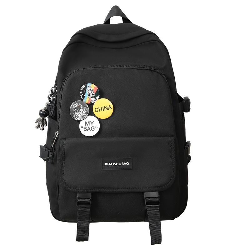 Rucksäcke und Schultaschen Paare Trendige College-Studenten Rucksäcke mit großer Kapazität Herren Reise-Schultaschen Without pendant