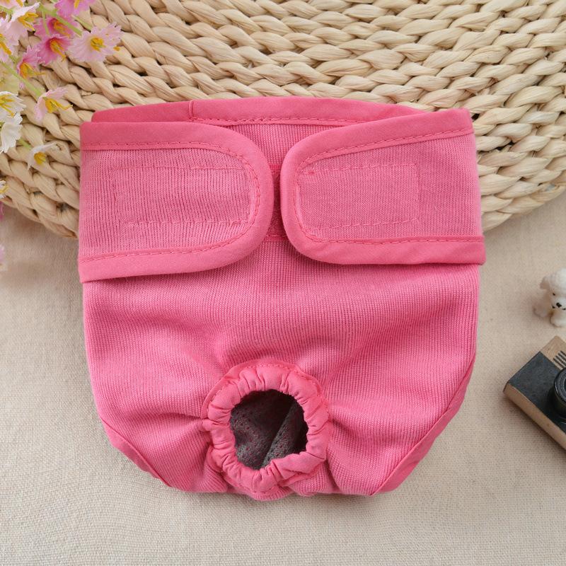 XS-XL Mode Hund Physiologische Hosen Windel Sanitär Waschbar Weibliche Hund Höschen Für Hunde Sanitär Höschen xs rosa