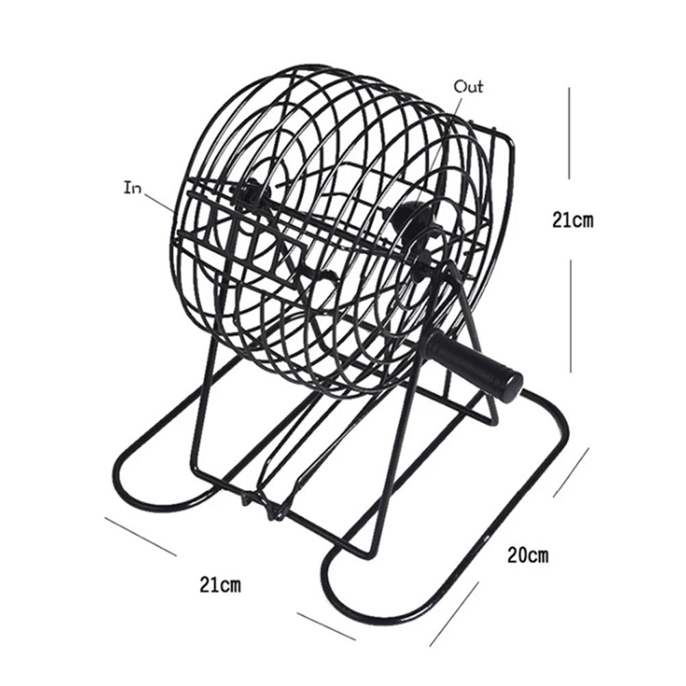 Deluxe Bingo Spielset mit Bingo-Käfig, Bingo-Kugeln, Bingo-Karten und Bingo-Chips