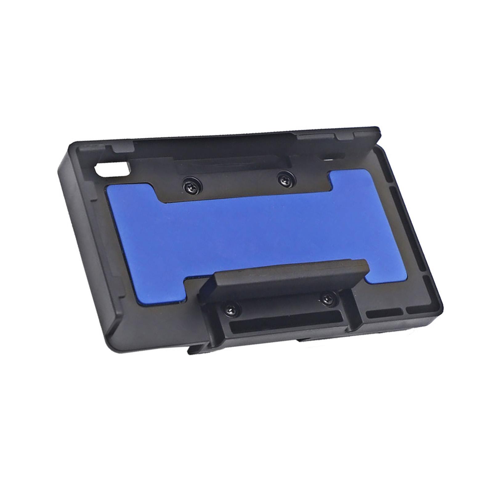 Motorrad Drahtlose Telefon Schnell Ladegerät Telefon Halter Lenker Handy Halterung Mobile Navigation blau