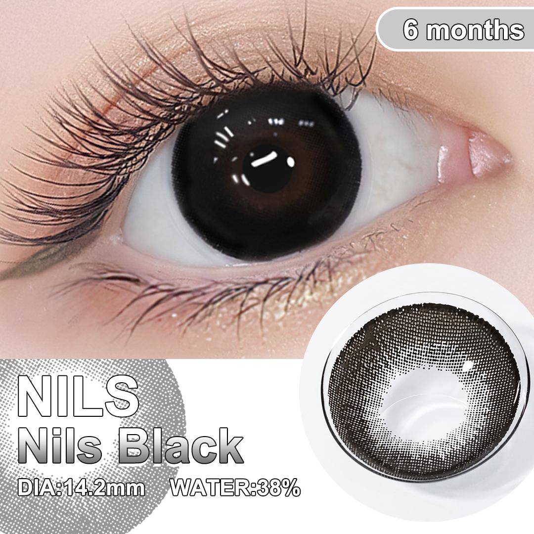 (0,00~-6,00)Farbige Kontaktlinsen Magister Kontaktlinse 14,2mm Kontaktlinsen abgestuft NILS Serie -4.00