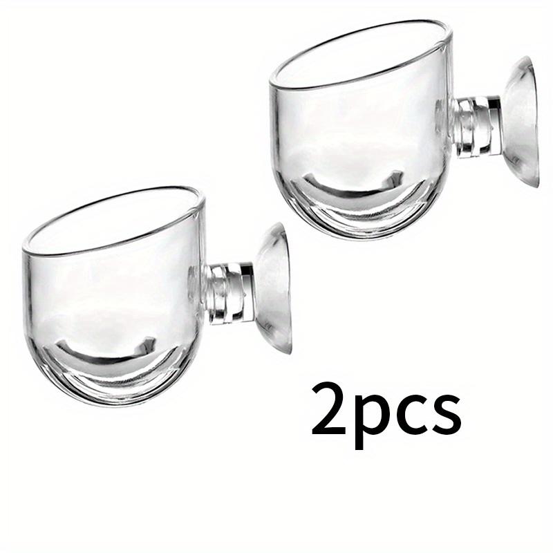 2 Stück Roter Wurm Futterspender Aquarium Pflanztopf, Kunststoff Aquarium Pflanzenhalter mit Aquarium Pflanzgefäß