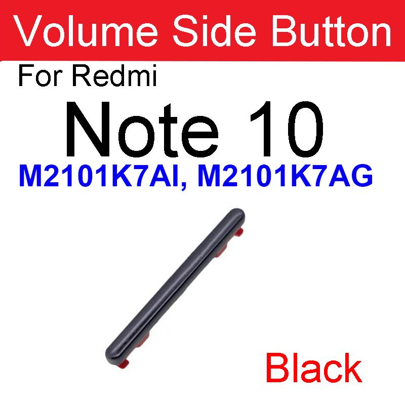 Lautstärke-Seitentaste für Xiaomi Redmi Note 9 5G / Note 9S / Note 9 Pro / Note 10 / Note 10 Pro, Lautstärketaste, Sidekey-Reparaturteile Note 10