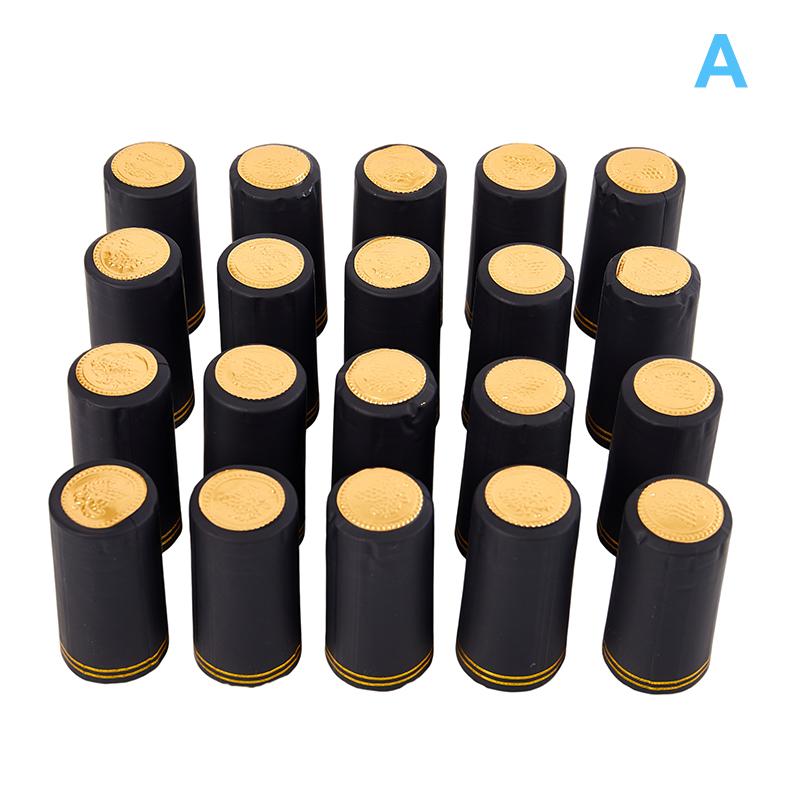 20Pcs Wein Schrumpf Kapseln Dichtung Wein Flasche Heizung Schrumpf Kappe
