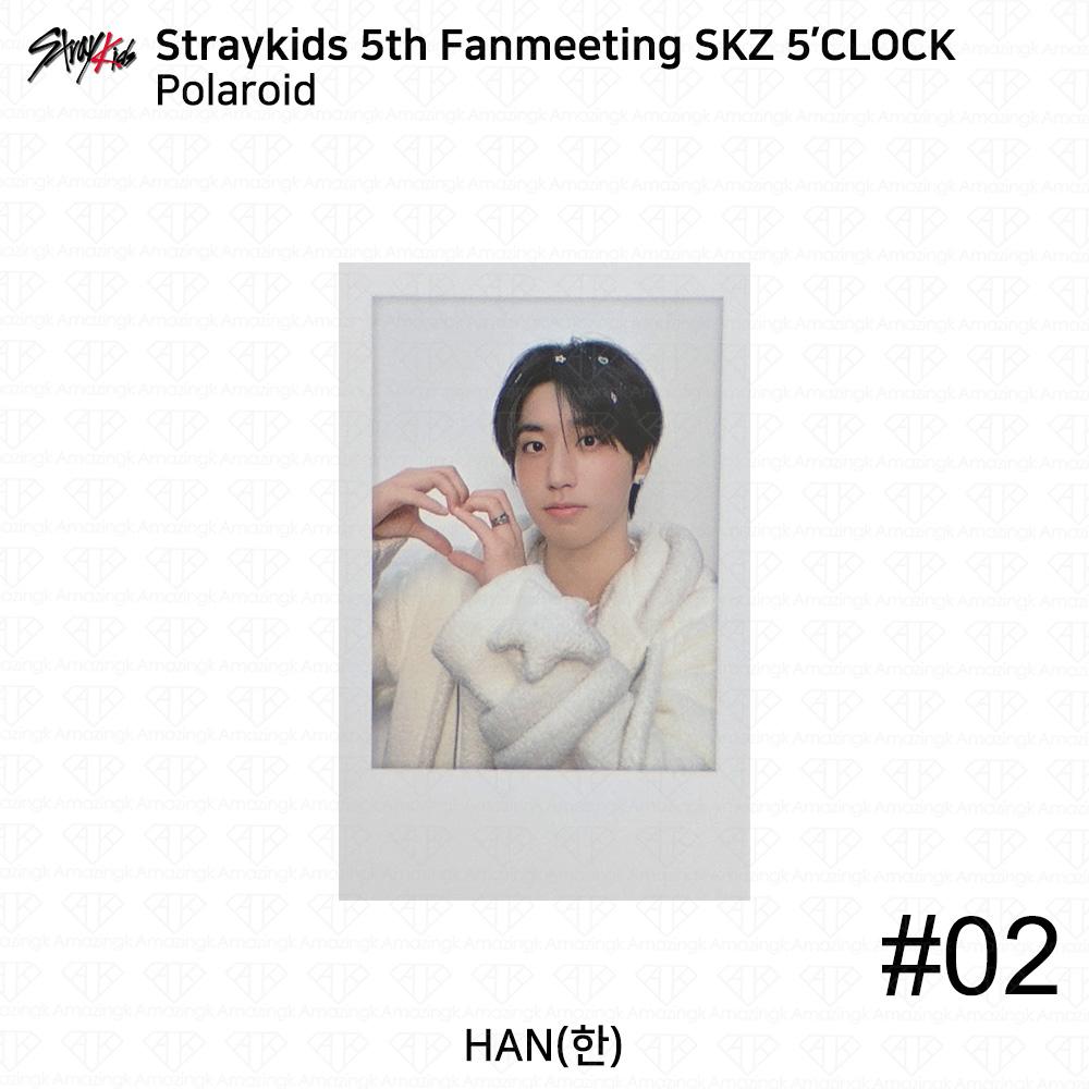 STRAY KIDS 5. Fantreffen SKZ 5'CLOCK Offizielle MD Blechhülle Polaroid KPOP K-POP Han - Polaroid #2