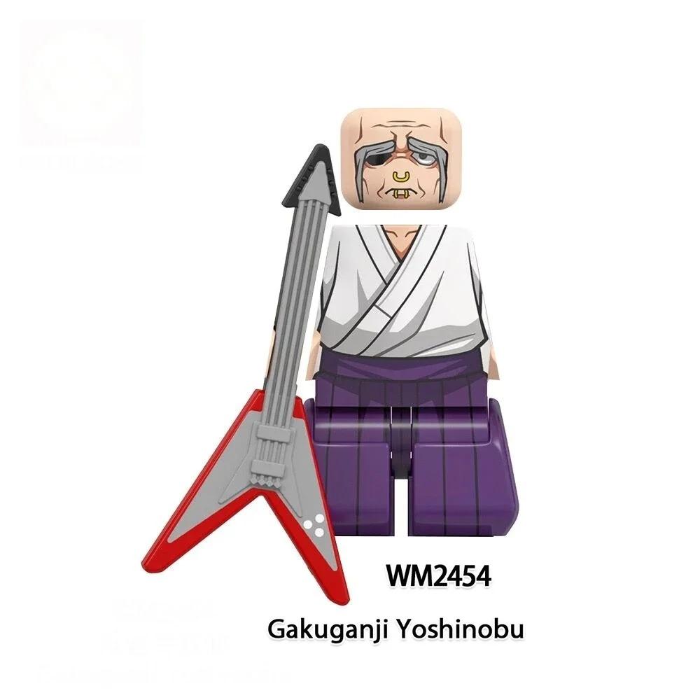 Jujutsu Kaisen Anime Cartoon Gojo Satoru Itadori Yuj Fushiguro Megumi Okkostu Yuta Bausteine Mini-Actionfiguren Kinderspielzeug gray