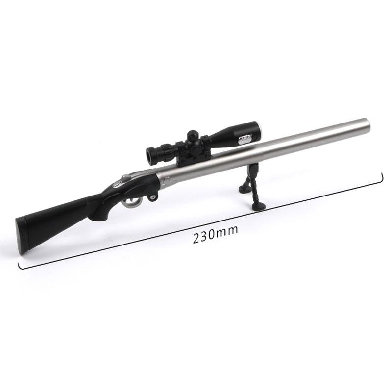 LED-Licht, kreatives Scharfschützengewehr, Modellierung, Gelstift, Waffenstift, schwarze Nachfüllung, 0,38 mm, Kindergeschenk, Spielzeug, Schreibwaren, Schulbedarf 1pcs