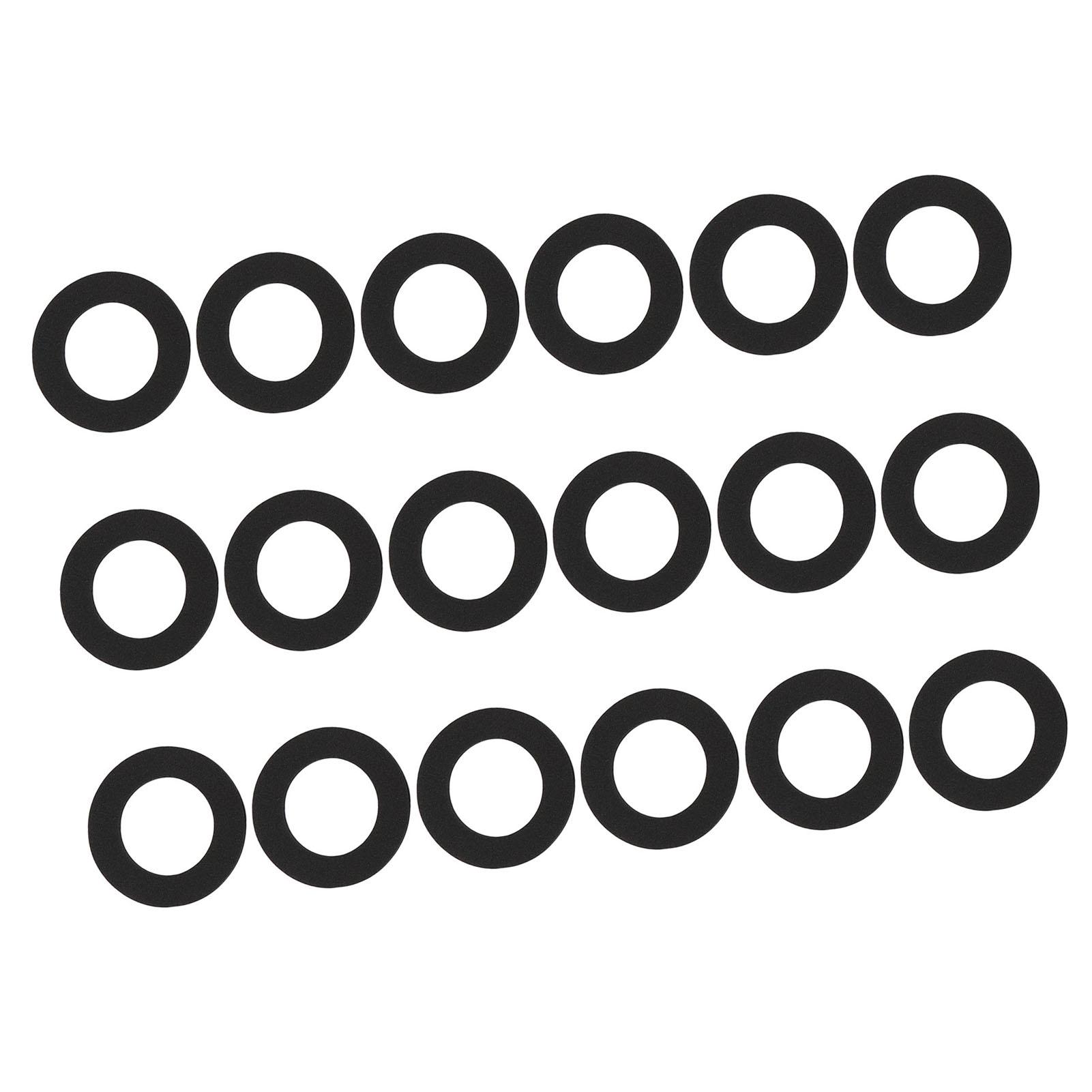 18 Stück Lautsprecher Dichtringe Lautsprecher Dichtungen Stoßfest Rutschfest Geräuschreduzierend EVA Lautsprecher