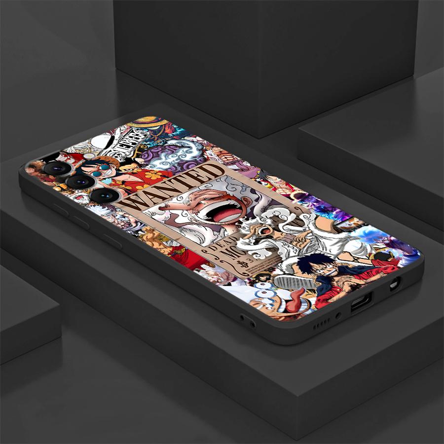 One Piece Super Cool Zoro Luffy Hülle für Samsung Galaxy A23 A53 A35 A41 A25 A71 A26 A72 A36 A22 A52 A32 A51 A73 A24 A55 Schwarz Galaxy A22 4G