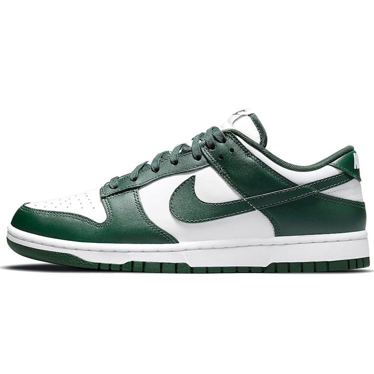Nike Dunk Low Michigan State Unisex-Sneaker Grün Weiß Team-Grün DD1391-101 44.5