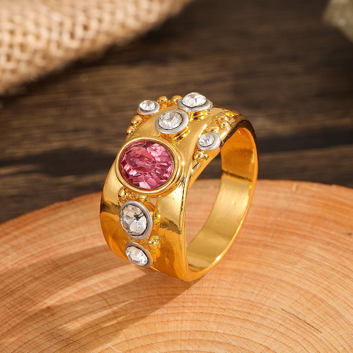 Luxus Ring Damen Ring Vintage Damen Ring No. 9 gold