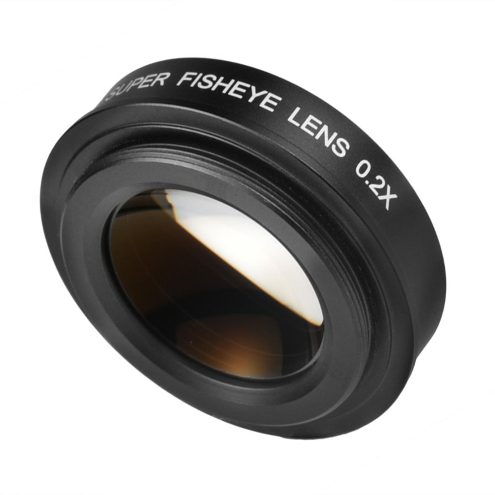 Mehrzweck-Fisheye-Objektiv 37MM 0,2x Fisheye-Objektiv Weitwinkel-Kameraobjektiv Smartphone-Objektive Flaches Profil 1