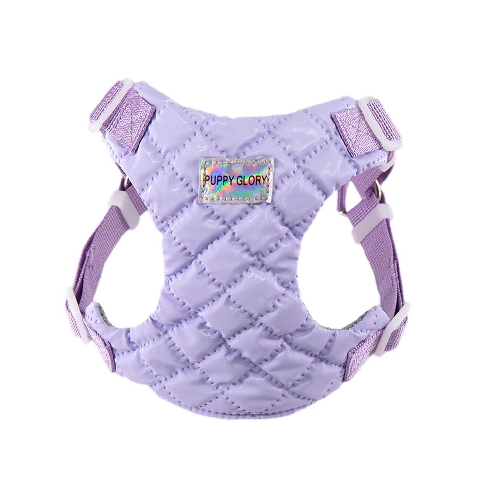 Zugfreies Welpen Hundegeschirr Weste Sommer Leicht Haustiergeschirre für Kleine Mittelgroße Hunde Pomeranian Bichon mascotas Zubehör Zubehör L-suit 9.5-15kg