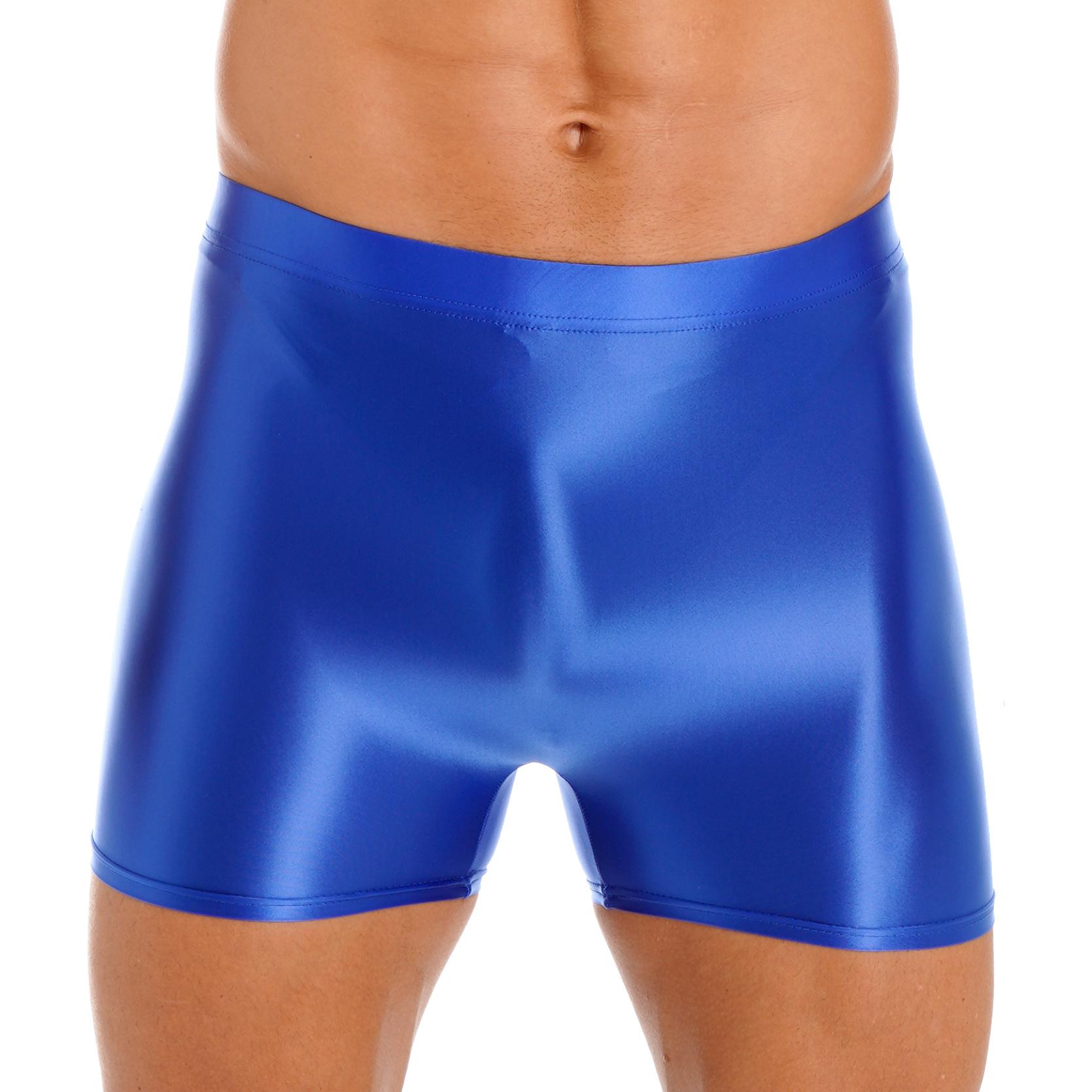 Herren-Laufshorts für Fitnessstudio, Workout, athletisches Bodybuilding, Fitness-Shorts L blau