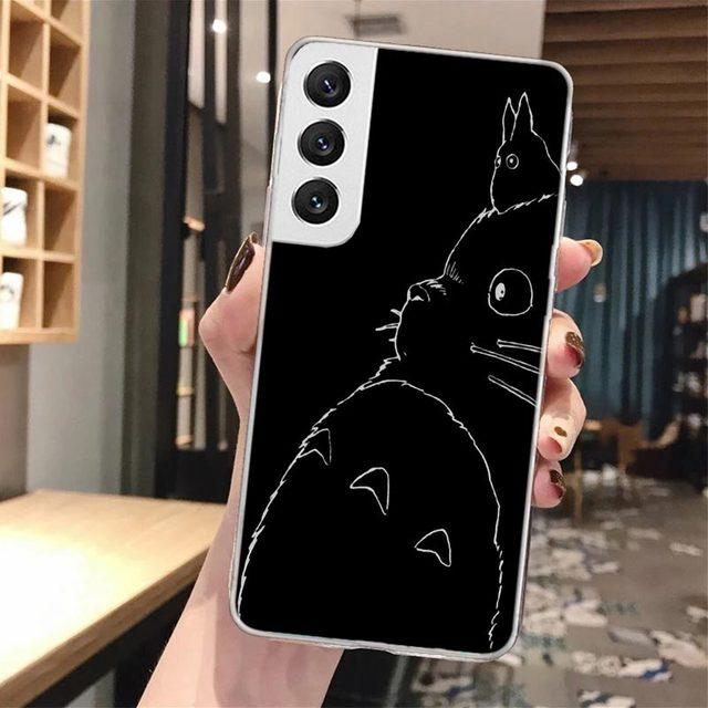 Totoro Studio Ghibli Anime Soft Phone Case für Samsung Galaxy S23 S22 Ultra S21 Plus S20 Fe S10 Lite S9 S8 + S10e S7 Edge Patter Samsung S20 Ultra