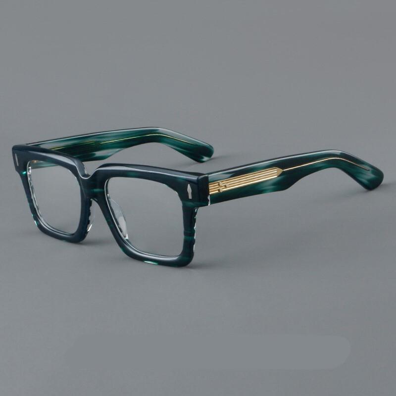 Top Qualität Herren Retro Quadratische Brillenfassung Designer Acetat Optische Brille Lesebrille Presbyopie Brille Presbyopia6