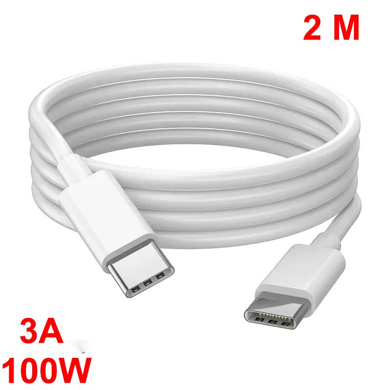 100W USB Typ C auf USB C Kabel USB-C PD QC 4.0 Schnellladekabel für iPhone 15 Samsung Xiaomi Typ-C USBC Kabel