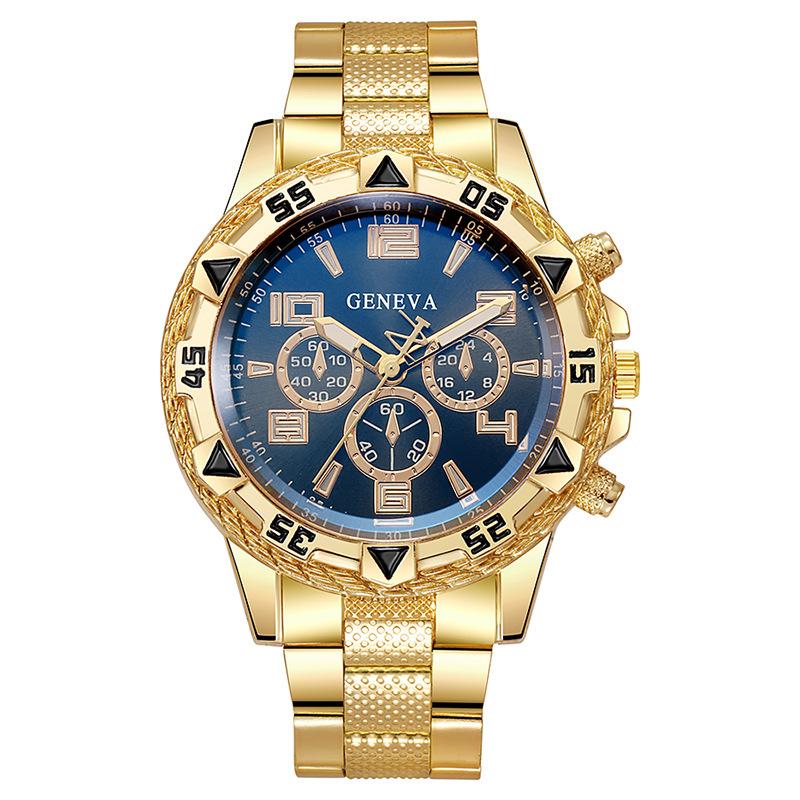 Herrenuhren Luxusmarkenuhren Für Herrenmode Hohe Qualität Luxus Einfache Armbanduhr Business Vollstahl Sport Herrenuhr goldbraune