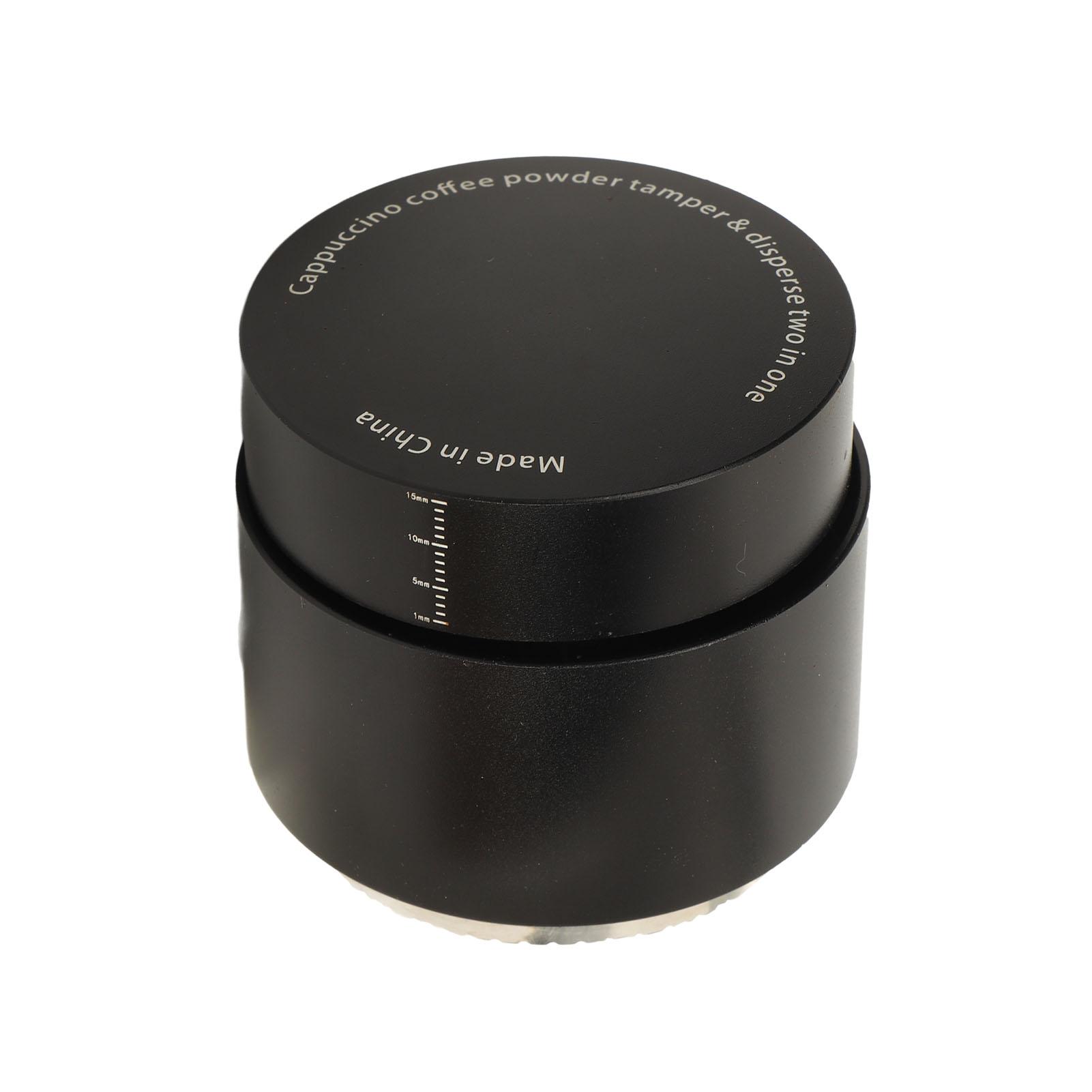 Kaffee Tamper 3 in 1 Kaffee Pulverpresse Verteiler Hammer Werkzeug für Zuhause Küche Waffle 51mm / 2.01in