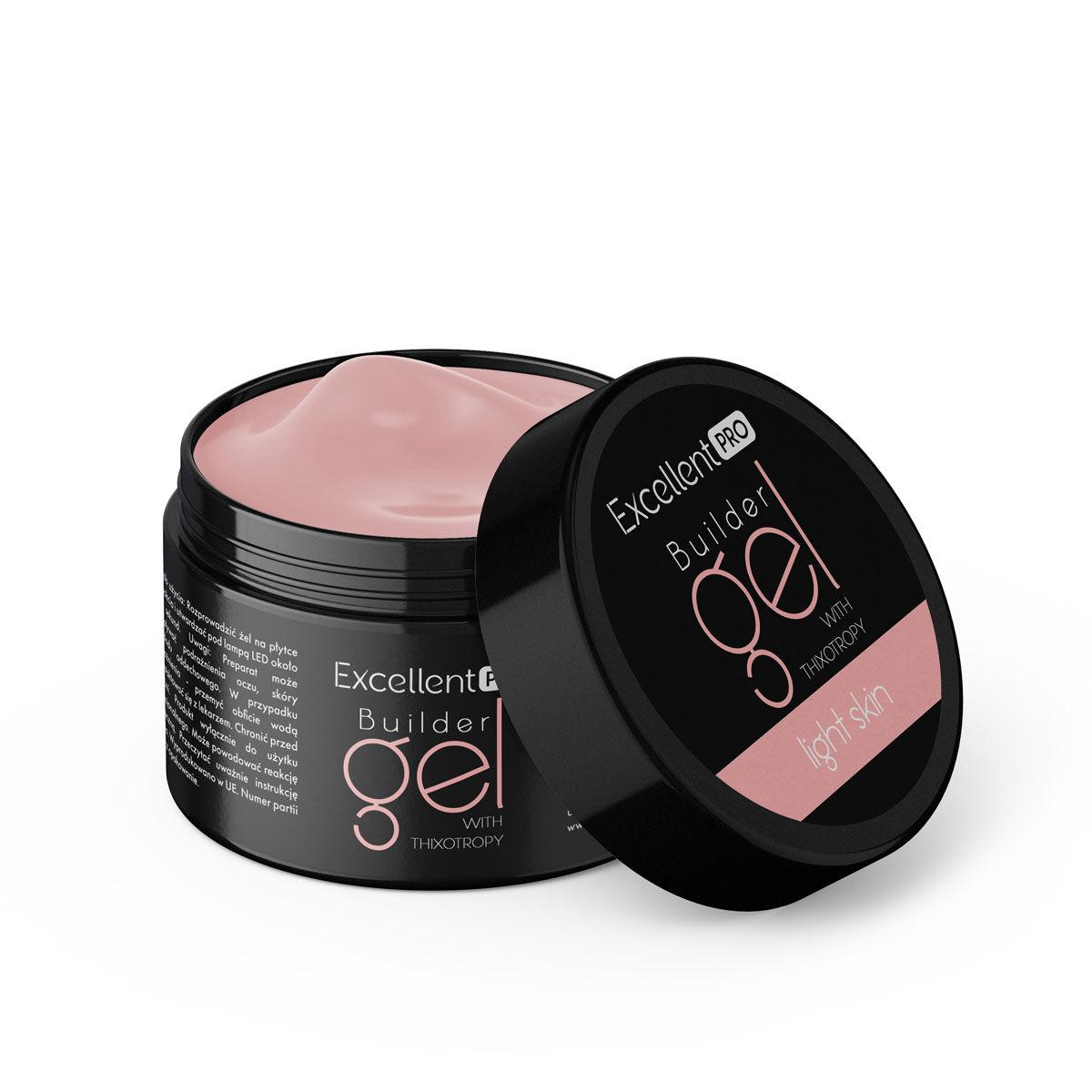 Ausgezeichneter Pro Builder Thixo Light Skin Aufbaugel für Nägel 15G
