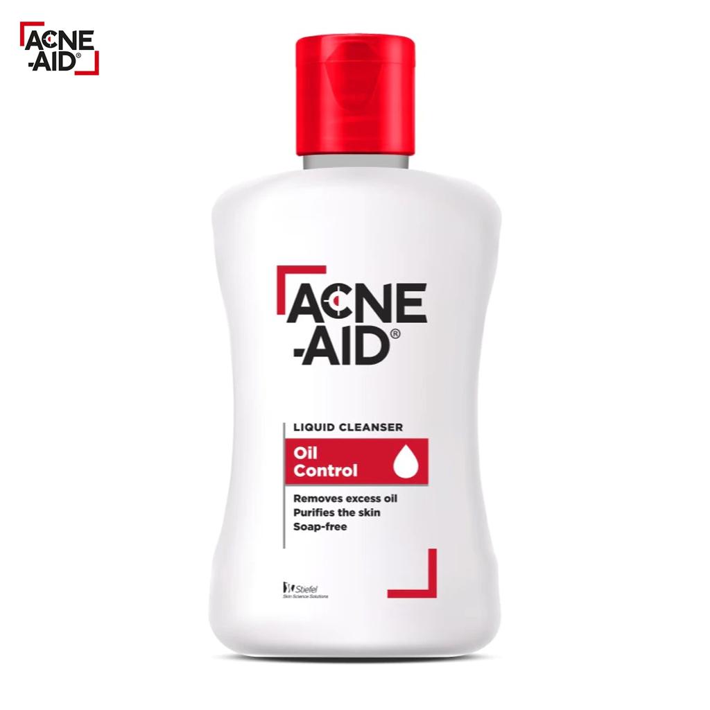 ACNE-AID Flüssigreiniger, Ölkontrolle, entfernt überschüssiges Öl, reinigt die Haut, seifenfrei, 100 ml. - Thailändische Hautpflege 50 ml.