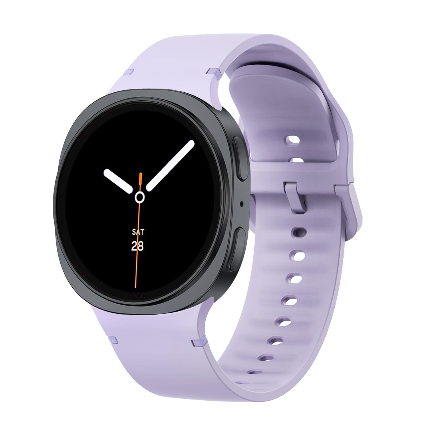 Originales Silikon für Samsung Galaxy Watch 8/8 classic 40mm 44mm 46mm Armband Sport correa pulseira Armband Galaxy Watch 8 Armband galaxy 8classic 46mm&20mm
