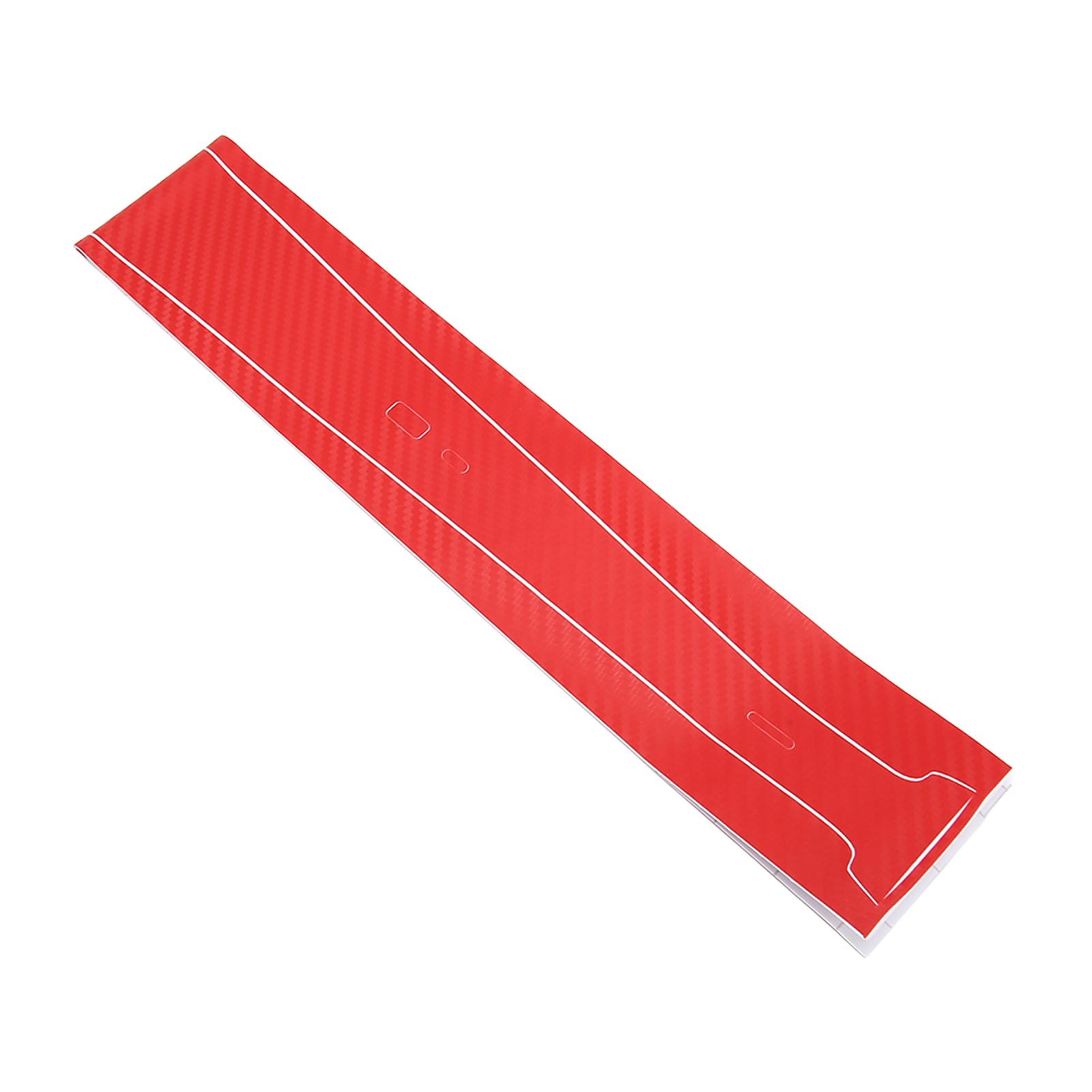 Kratzfester Schutzstreifen für die mittlere Haut der Konsole für die Spielkonsole für die mittlere Streifen-Aufkleber für PS5 Digital rot