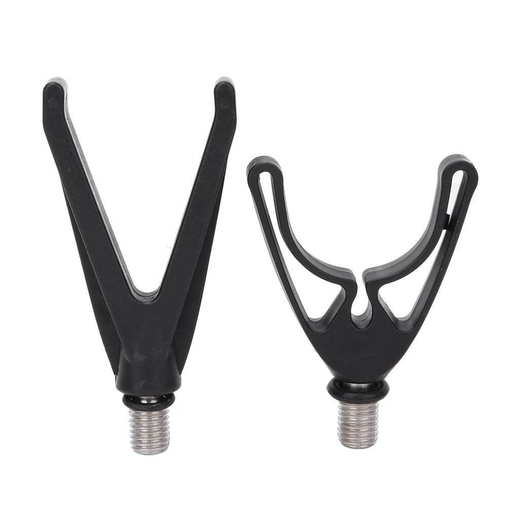 8 STÜCKE Kunststoff Langlebig Flexibel Angelruten Alarmhalter Kopf Angelrutenhalter Werkzeug Zubehör