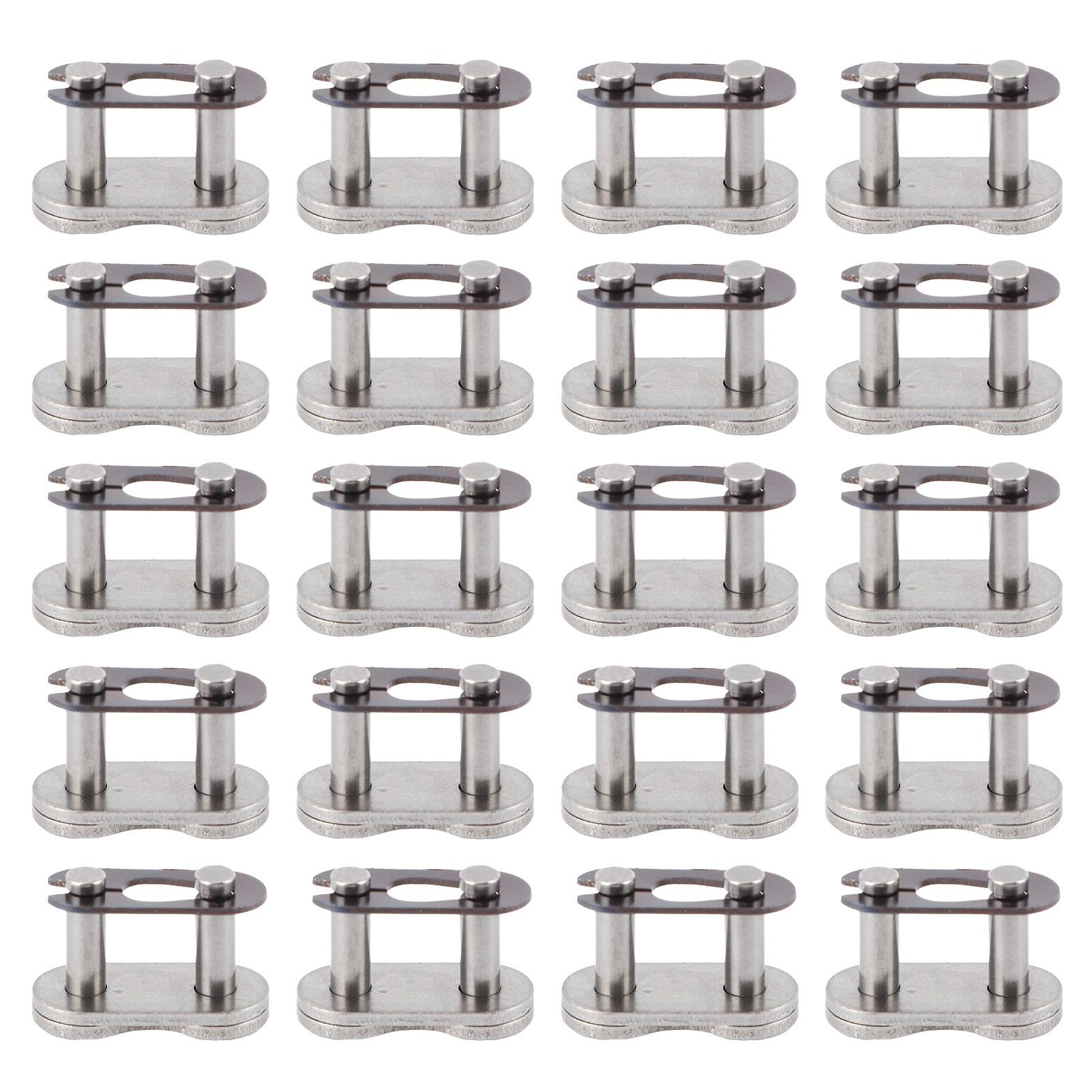 20 stücke 420 Kette Master Link Connector Kit Fit für 50cc 70cc 90cc 110cc 125cc Pit Bike Dirt Bike ATV