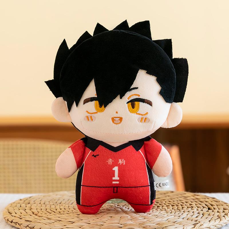 26cm Anime Haikyuu Plüschpuppe Kuroo Tetsurou Oikawa Tooru Kei Tsukishima Tobio Kageyama Volleyball Kuscheltier Kinder Weihnachtsgeschenke 23cm black