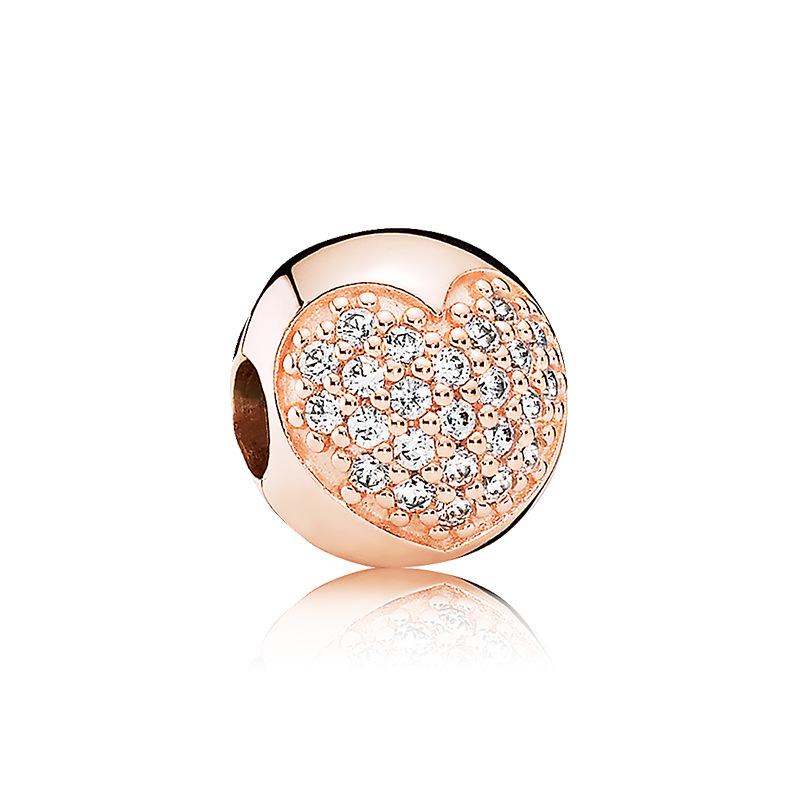 Neue Perlen aus Roségold, Kürbis, Auto, Schmetterling, 925er Silber, plattiert, passend für original europäische Armbänder, Perlen für die Schmuckherstellung von Frauen