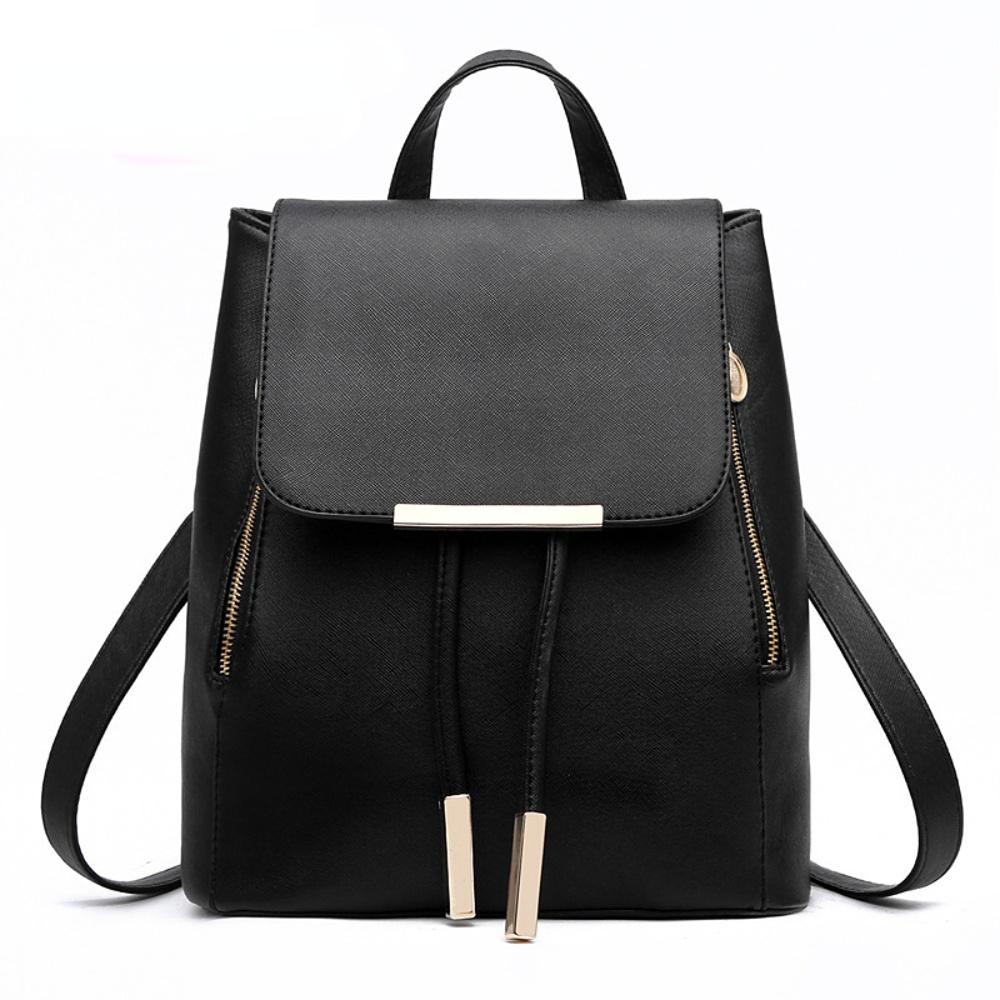 Damen-Rucksack, modischer Freizeit-Rucksack mit großer Kapazität für Damen schwarz