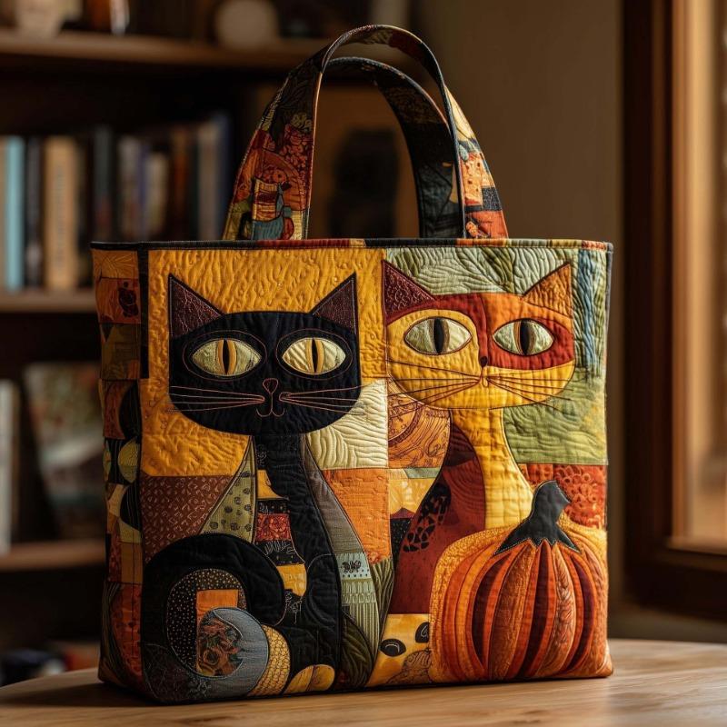 Neue Katzen-Serie Digitaldruck Mode Beliebte Tragetasche Gesteppte Umhänge-Tragetasche Langlebige Lässige Handtasche für Reisen Einkaufen Täglichen Weg zur Arbeit 38x35x10cm brown