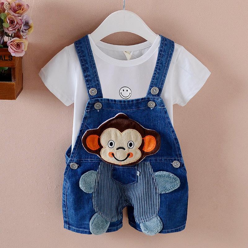 Kinderbekleidung Kinderhosen Baby Kinderoverall Jeans Baby Sommershorts 90