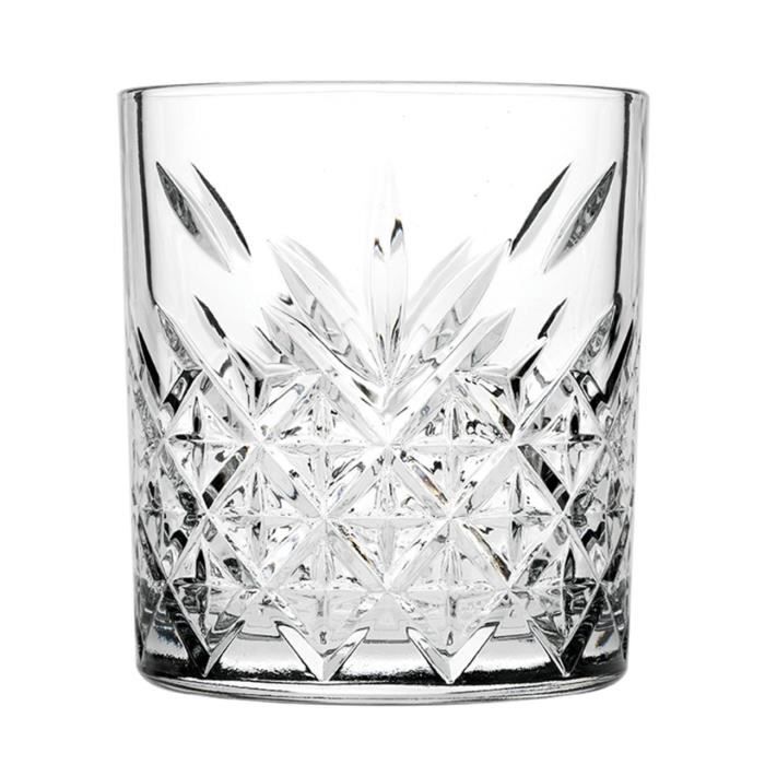 Whiskyglas - Zeitlos - 12 Stück - 345 ml - Glas - Cocktailset