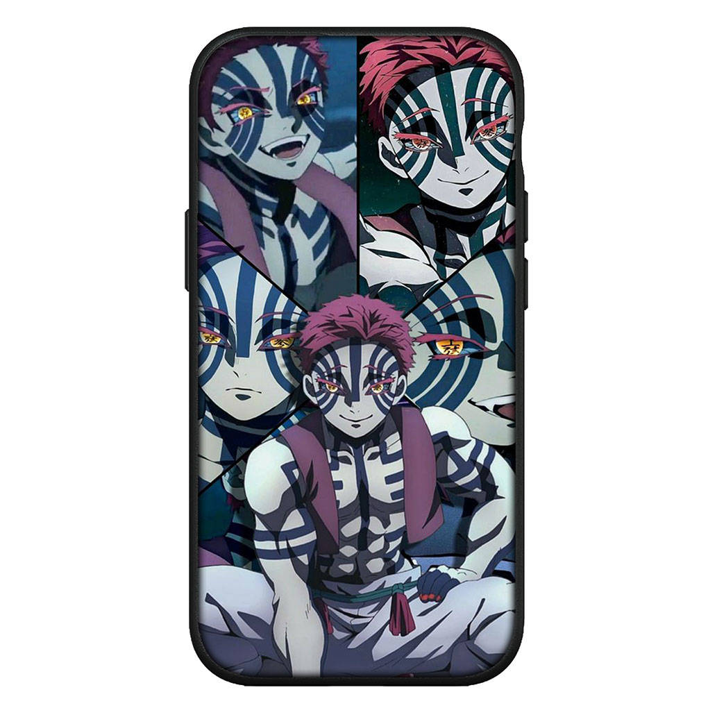 Hülle für iPhone 15 14 Xiaomi Redmi Note 13 12 11 Pro Max X 8 7 9 XR Samsung Galaxy S24 S23 OPPO Huawei Anime Dämon Slayer Tanjirou Nezuko Handyhülle for Samsung Galaxy S7 Edge natur