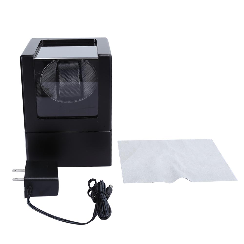 1+0 Automatischer Uhrenbeweger Box für Armbanduhr Mechanische Uhr  (Schwarz)