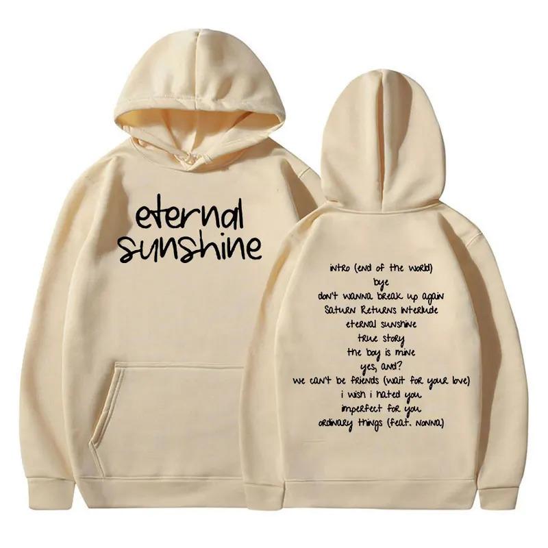 Ariana Grande Eternal Sunshine Neuer Kapuzenpullover XS khaki