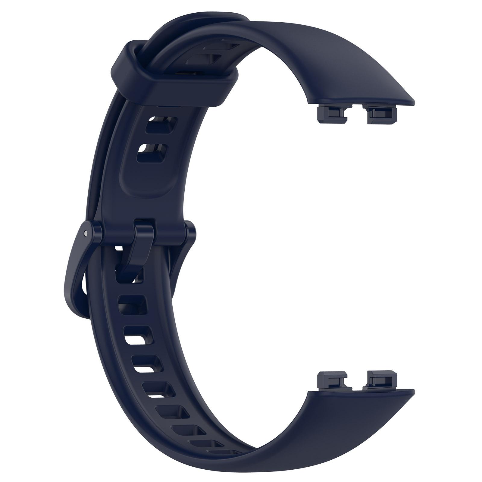Silikonarmband für Huawei Band 9 / Band 7 Armband Ersatzarmband für Honor Band 7 Uhrenzubehör For Huawei Band 8/9 navy blau