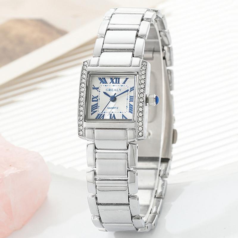 Neue Mode Damenuhren Luxus Damen Armbanduhr Rom Damen Quarzuhr Rechteckig Goldene Uhr Uhren Damen Relogio Feminino