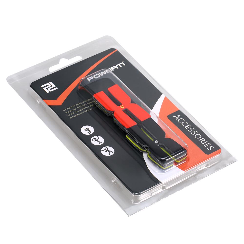 6Pcs 3g Tennis Schläger Gewicht Balance Streifen Silikon Tennis Schläger Bänder