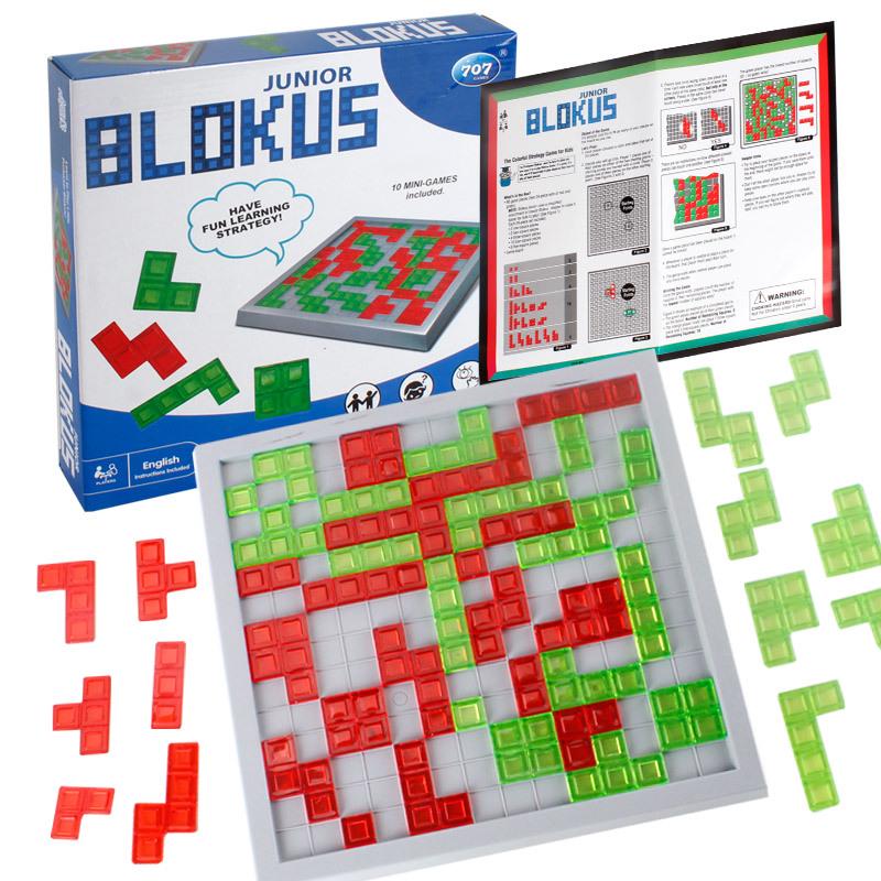 Familienstrategie-Brettspiel Blokus Lernspielzeug für Kinder
