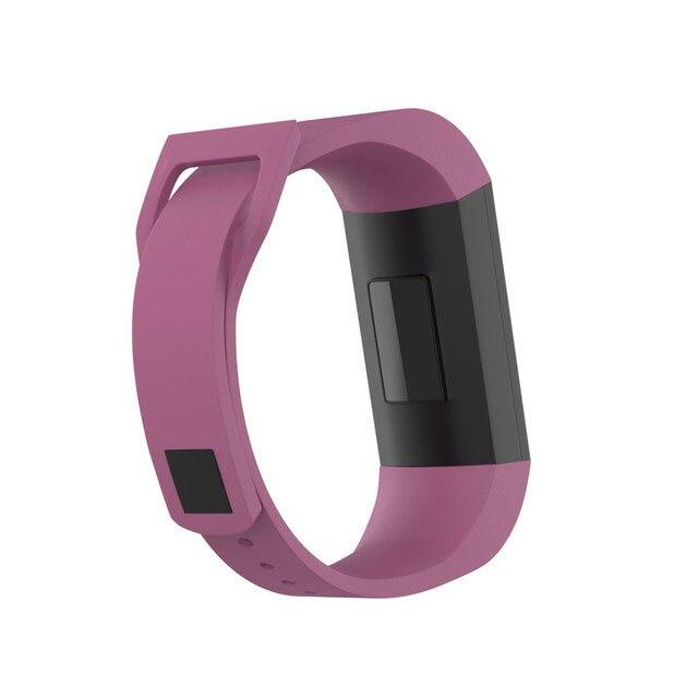 Für Xiaomi Mi Band 4C Armband Silikon Armband Für Redmi Smart Band Ersatz Armband Handgelenk Gurt Only the Strap violett