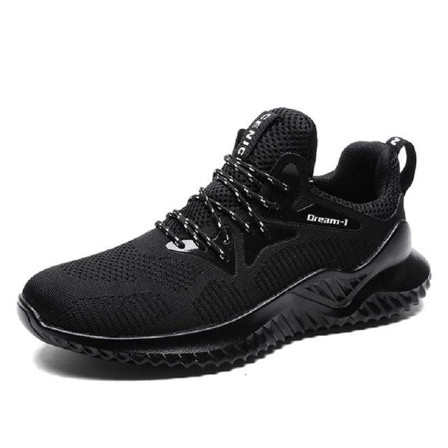 Herrenschuhe Übergröße 47 Herren Freizeitschuhe Hochwertige Frühlings- und Herbst-Mesh-Sneaker Leichte, atmungsaktive Herren-Sneaker 46 48 46 schwarz