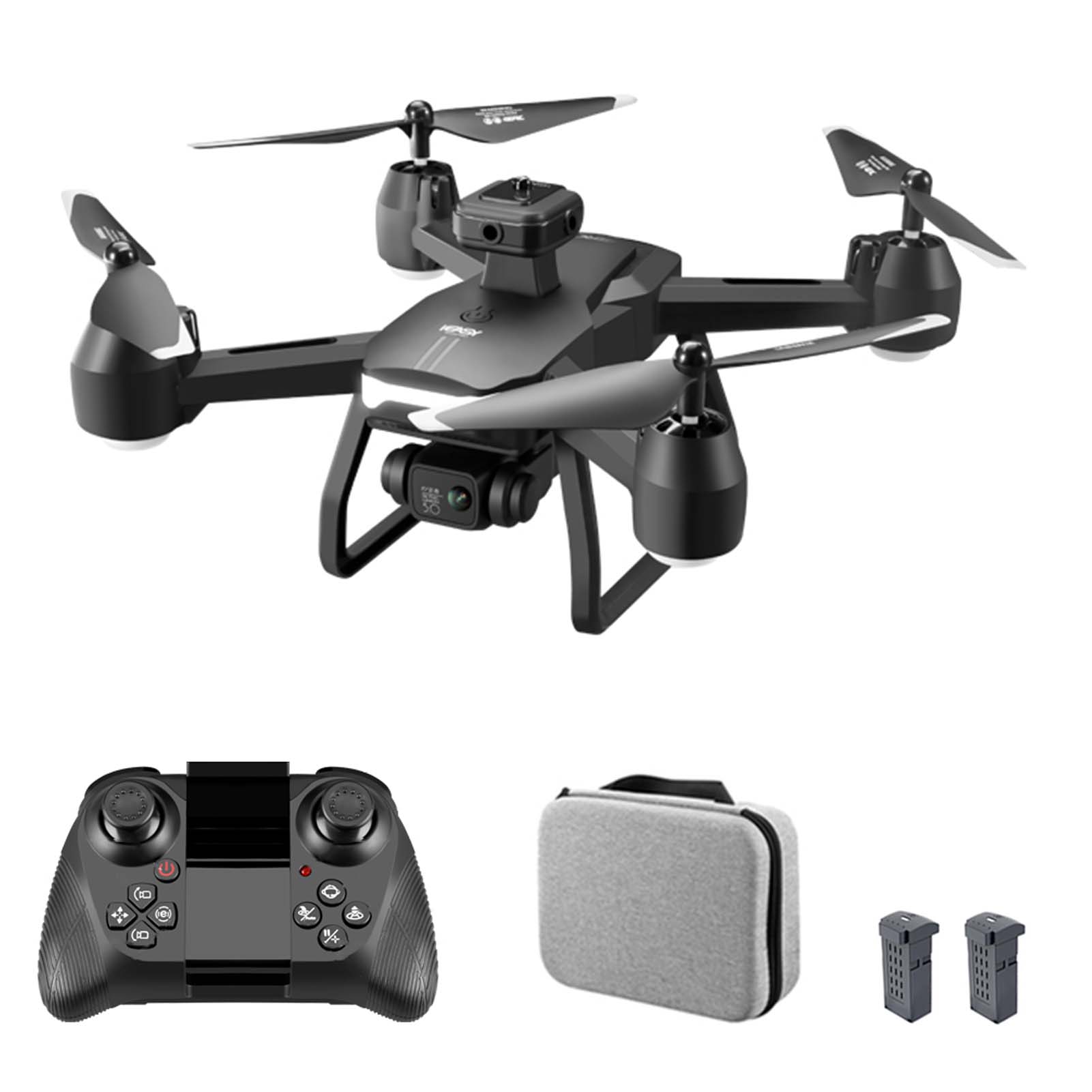 Ferngesteuerte Mini-Drohne mit Doppelkamera 6K Faltbare Headless-Drohne mit Hindernisvermeidung 2 Battery Dual Camera